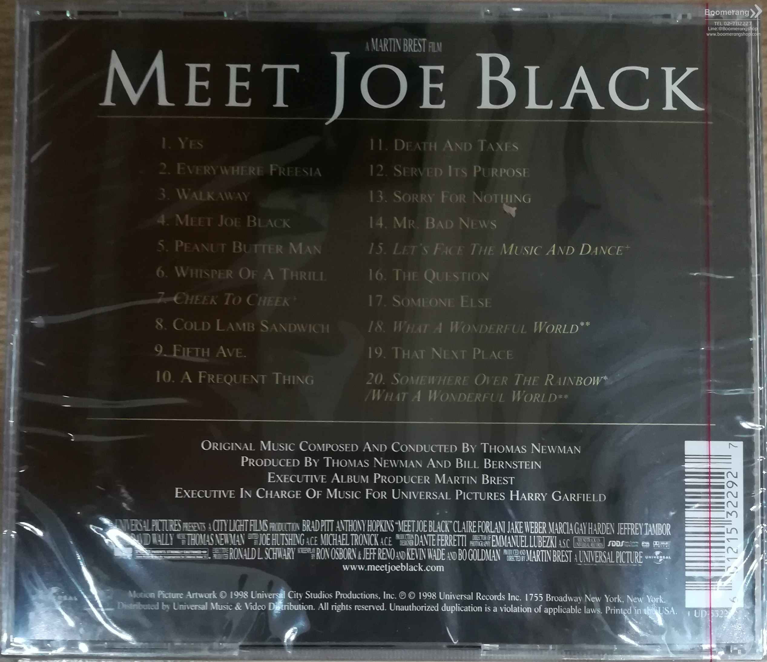 wonderful world meet joe black soundtrack